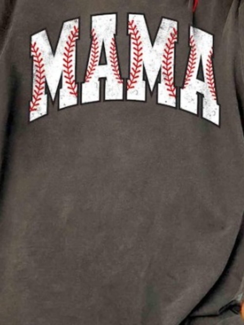 Baseball Mama Shirt, Baseball Game Day Shirt, Raising Ballers Charcoal T-shirt - Picture 2 of 3
